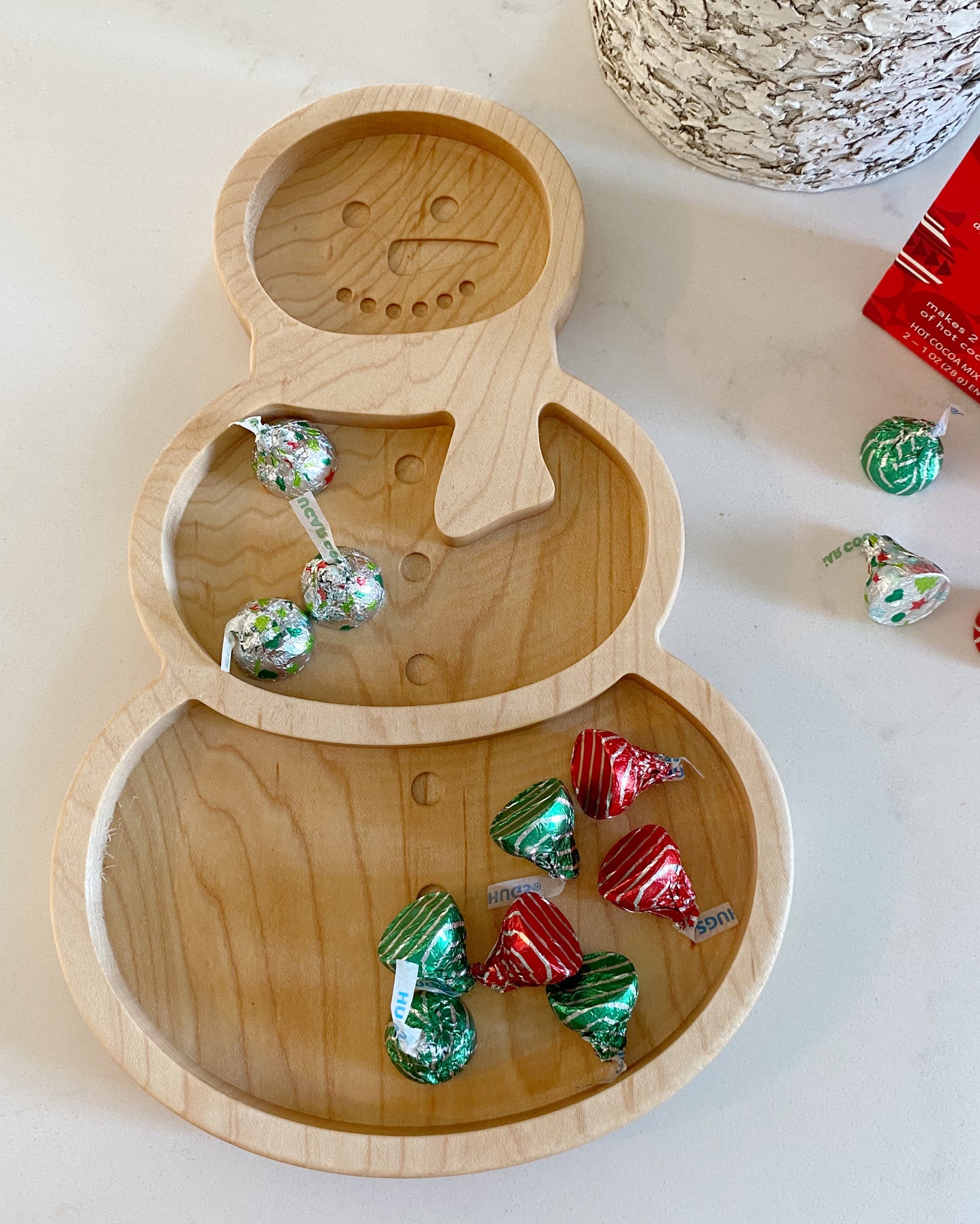 Snowman Holiday Tray