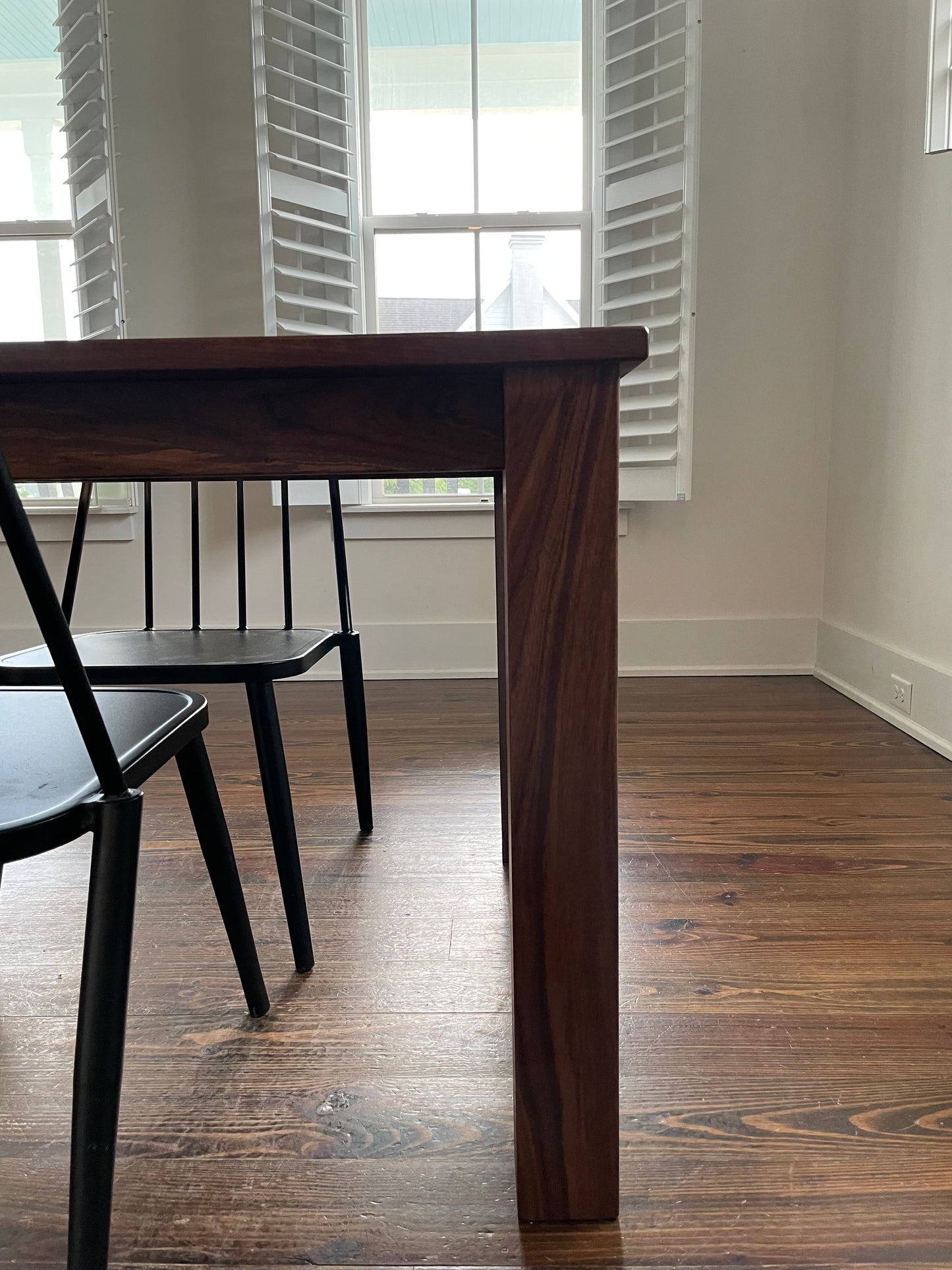 Handmade Custom Parson Dining Table