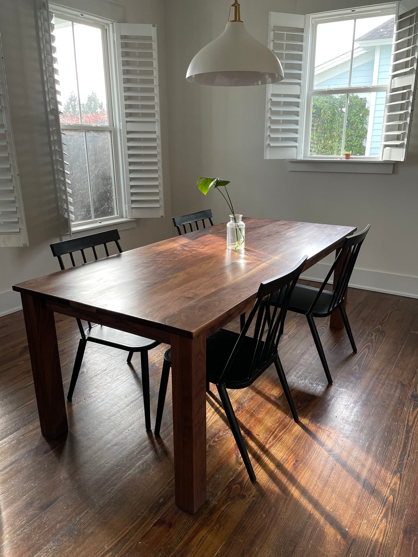 Handmade Custom Parson Dining Table